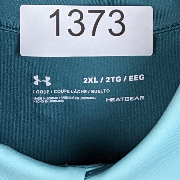 Under Armour* Men's‎ Short Sleeve Straight Hem 3 Button Pullover Polo Shirt~ 2XL - Picture 5 of 12